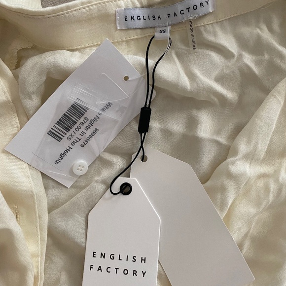 English Factory Tops - Cream blouse English Factory NWT